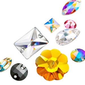 sew on  glass, hand sew strass